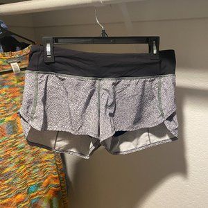 Lululemon Grey Speckled Athletic Shorts
